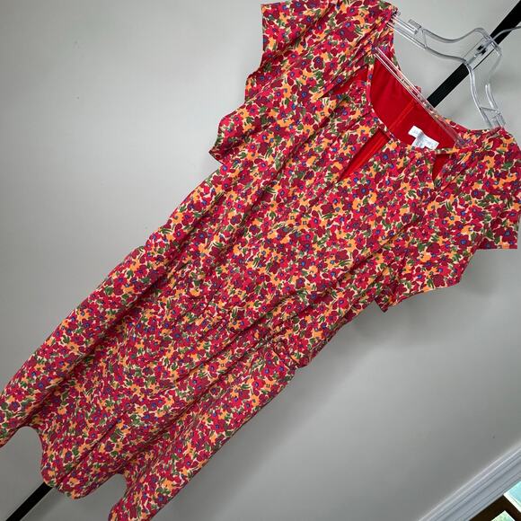 London Times Floral Romper!-size 16 women‎ one piece flutter sleeve light summer - Picture 1 of 6